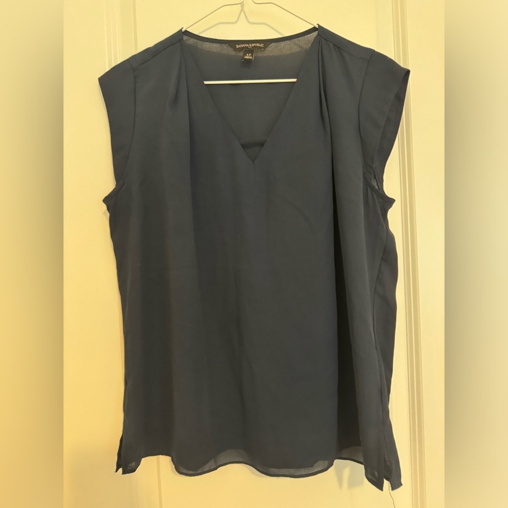 Navy blouse